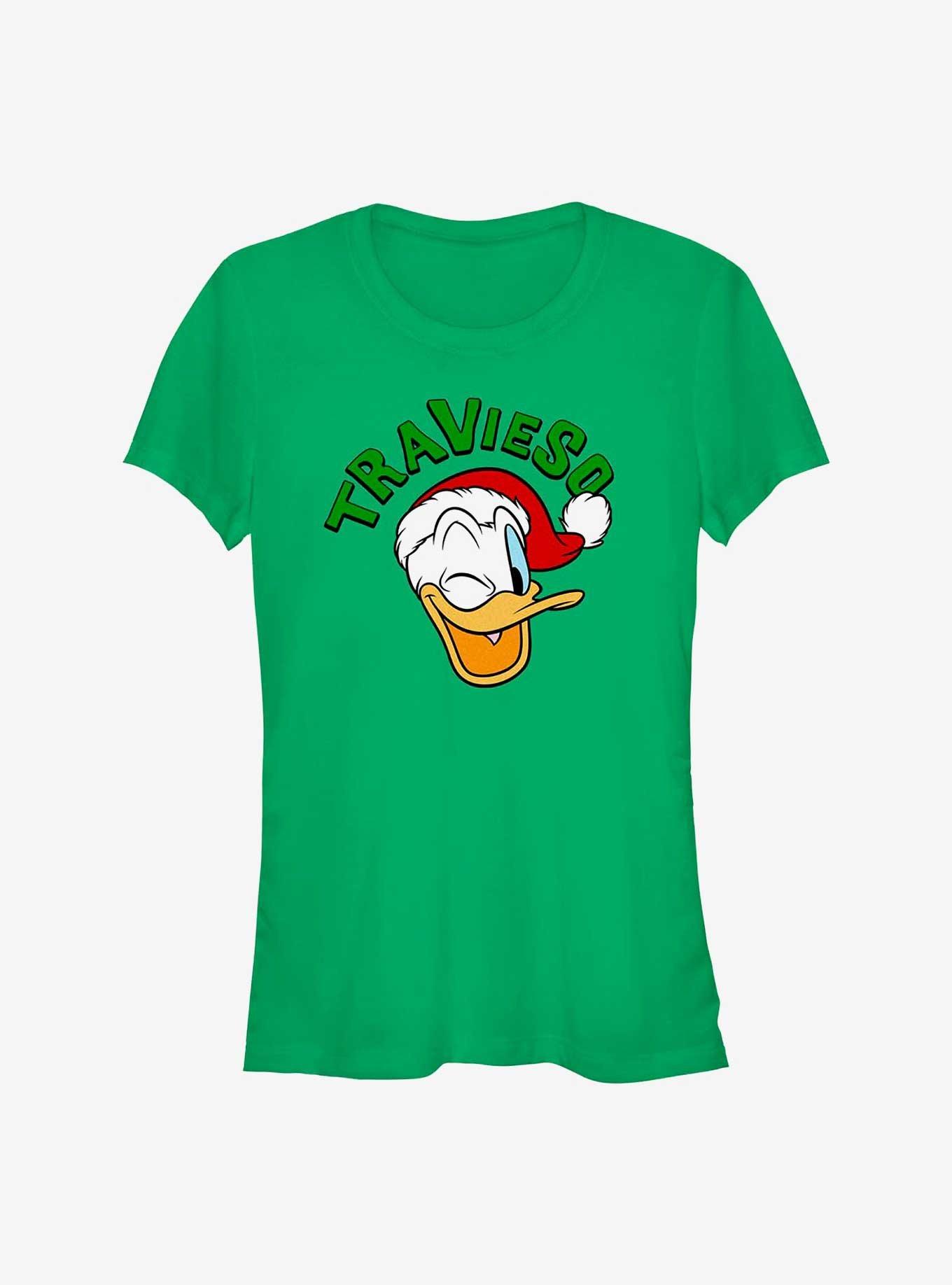 Disney Donald Duck Travieso Naughty In Spanish Holiday Girls T-Shirt, , hi-res