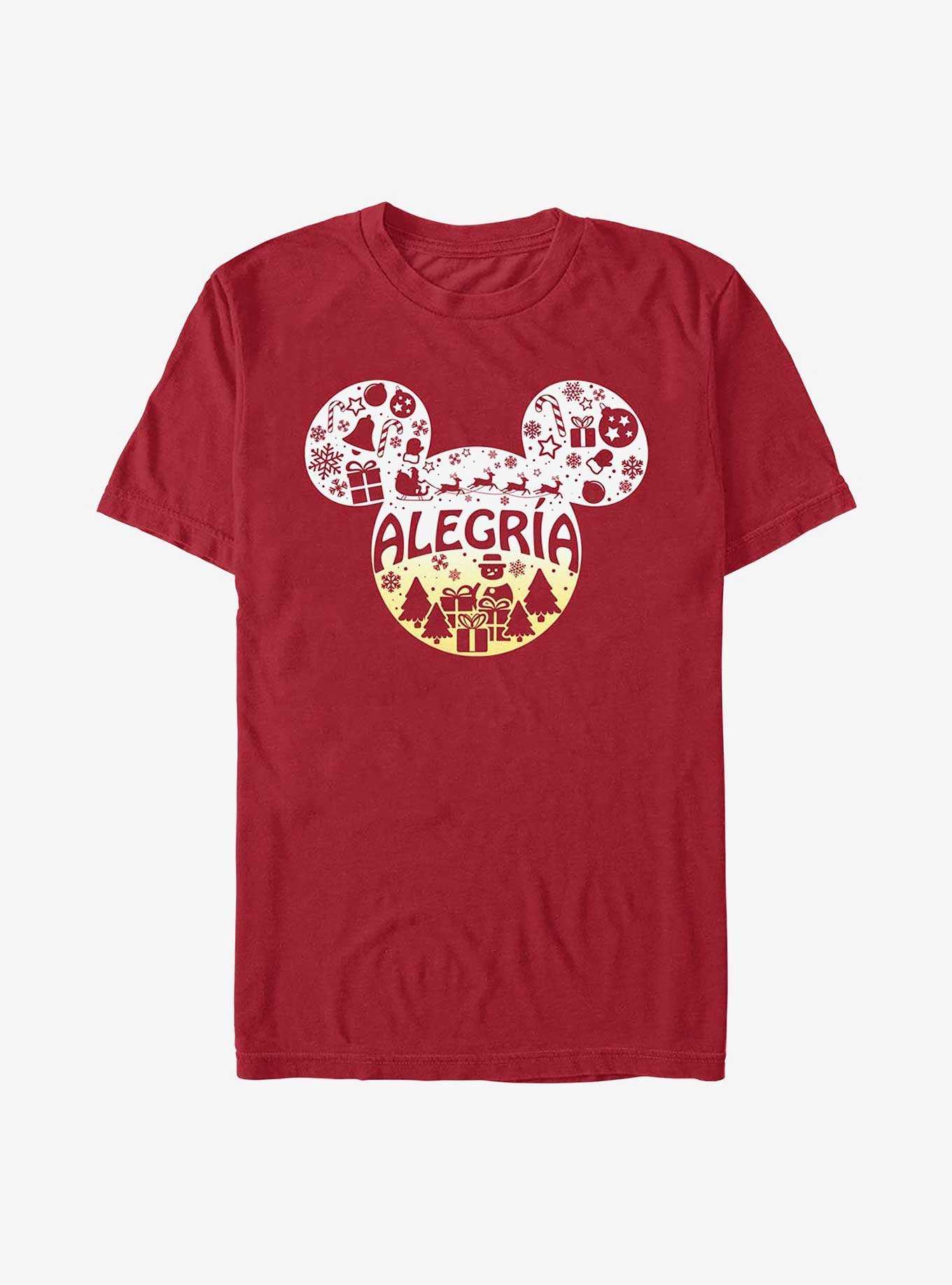 Disney Mickey Mouse Alegria Joy in Spanish Ears T-Shirt, , hi-res