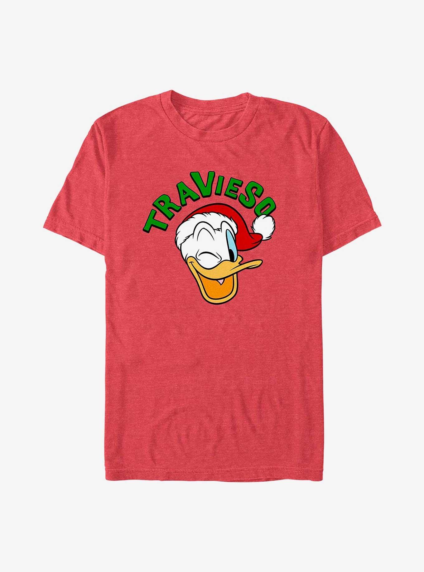 Disney Donald Duck Travieso Naughty In Spanish Holiday T-Shirt, , hi-res