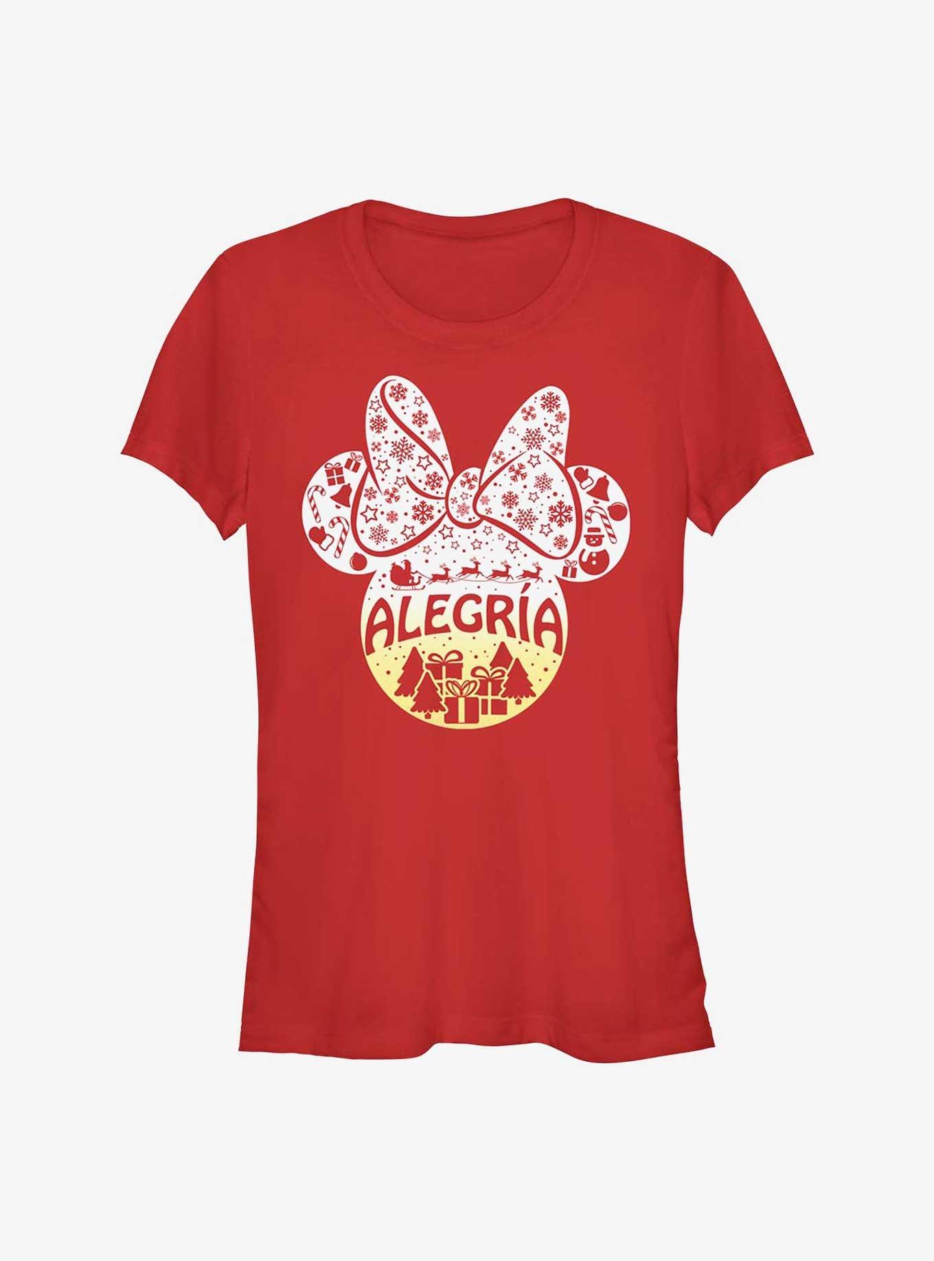 Disney Minnie Mouse Alegria Joy in Spanish Ears Girls T-Shirt, , hi-res