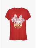Disney Minnie Mouse Freude Joy in German Ears Girls T-Shirt, RED, hi-res