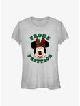 Disney Minnie Mouse Frohe Festtage Happy Holidays in German Girls T-Shirt, ATH HTR, hi-res