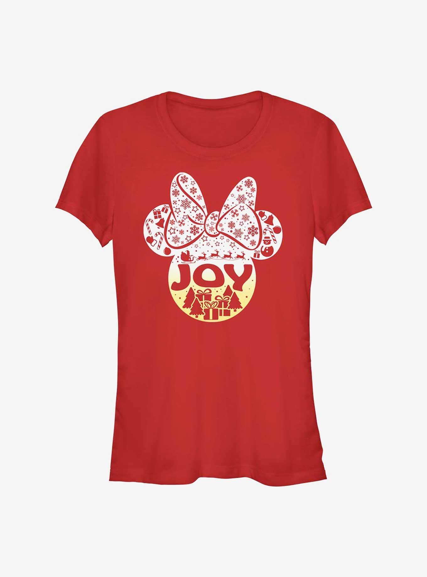 Disney Minnie Mouse Joy Ears Girls T-Shirt, RED, hi-res