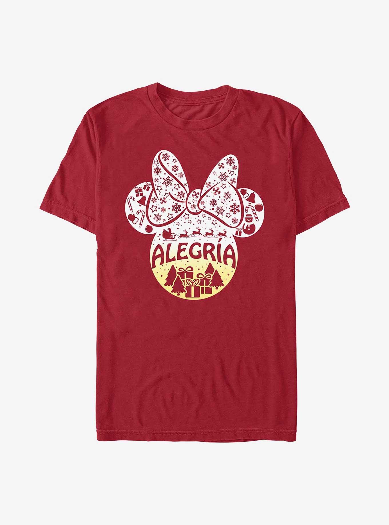 Disney Minnie Mouse Alegria Joy in Spanish Ears T-Shirt, , hi-res