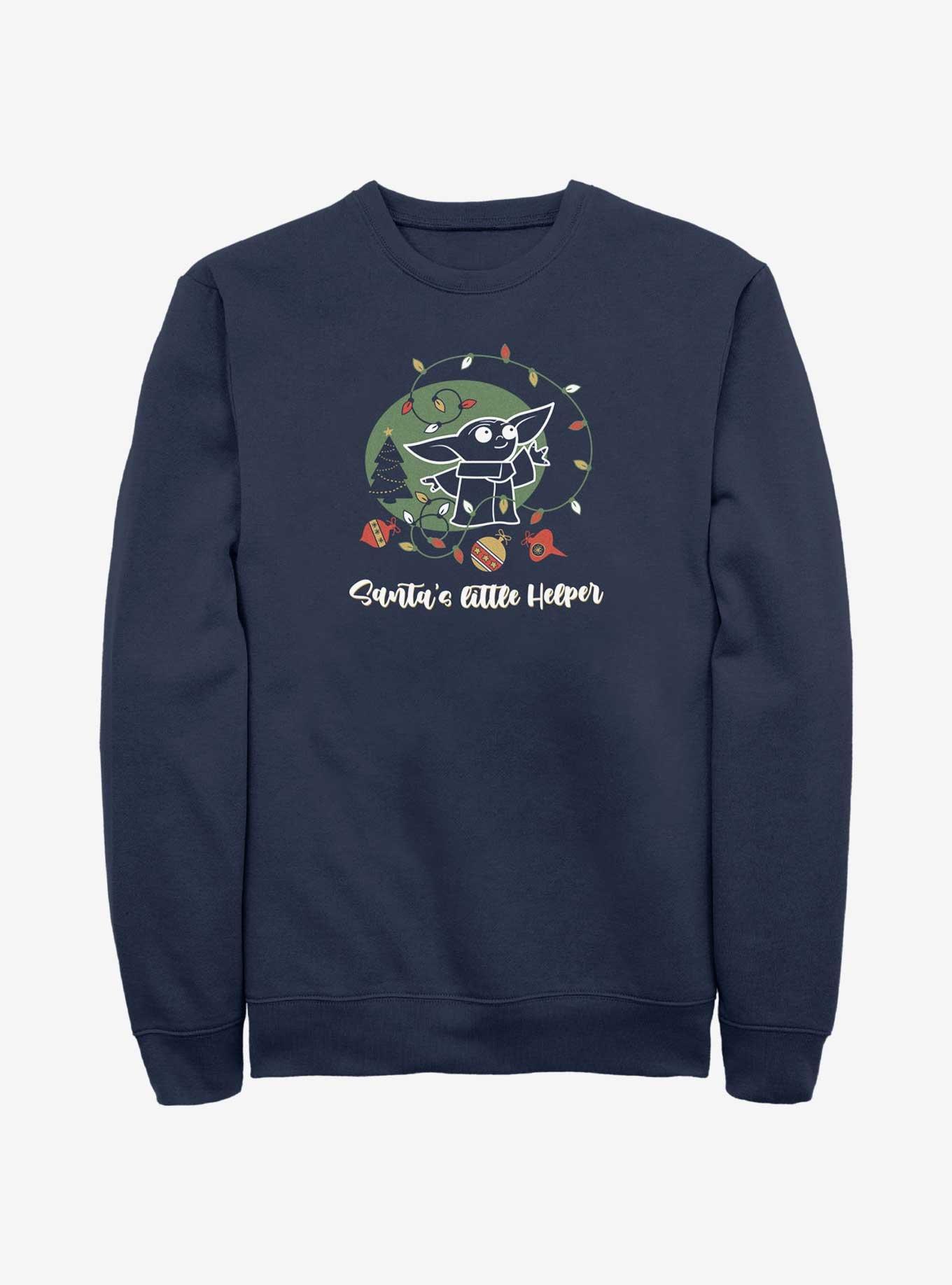 Star Wars The Mandalorian Santa's Helper Sweatshirt, , hi-res