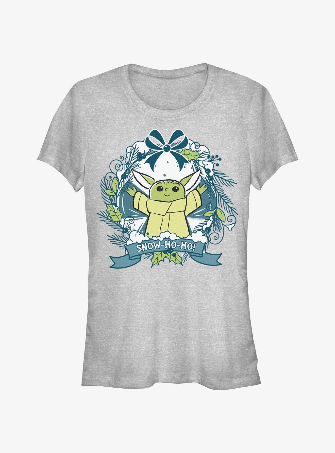 Star Wars The Mandalorian Snow Ho Ho Grogu Girls T-Shirt, , hi-res