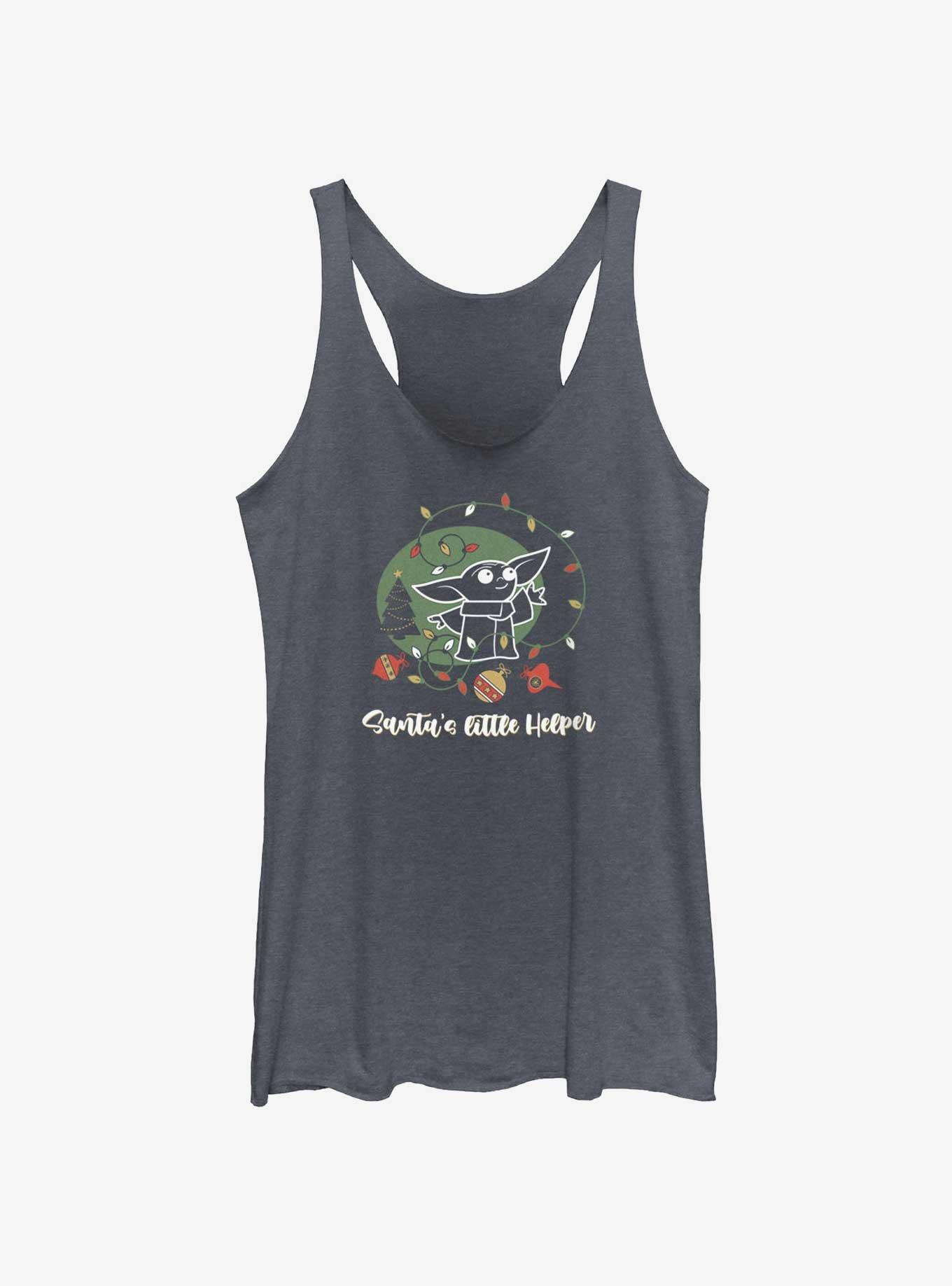 Star Wars The Mandalorian Santa's Helper Girls Tank, , hi-res