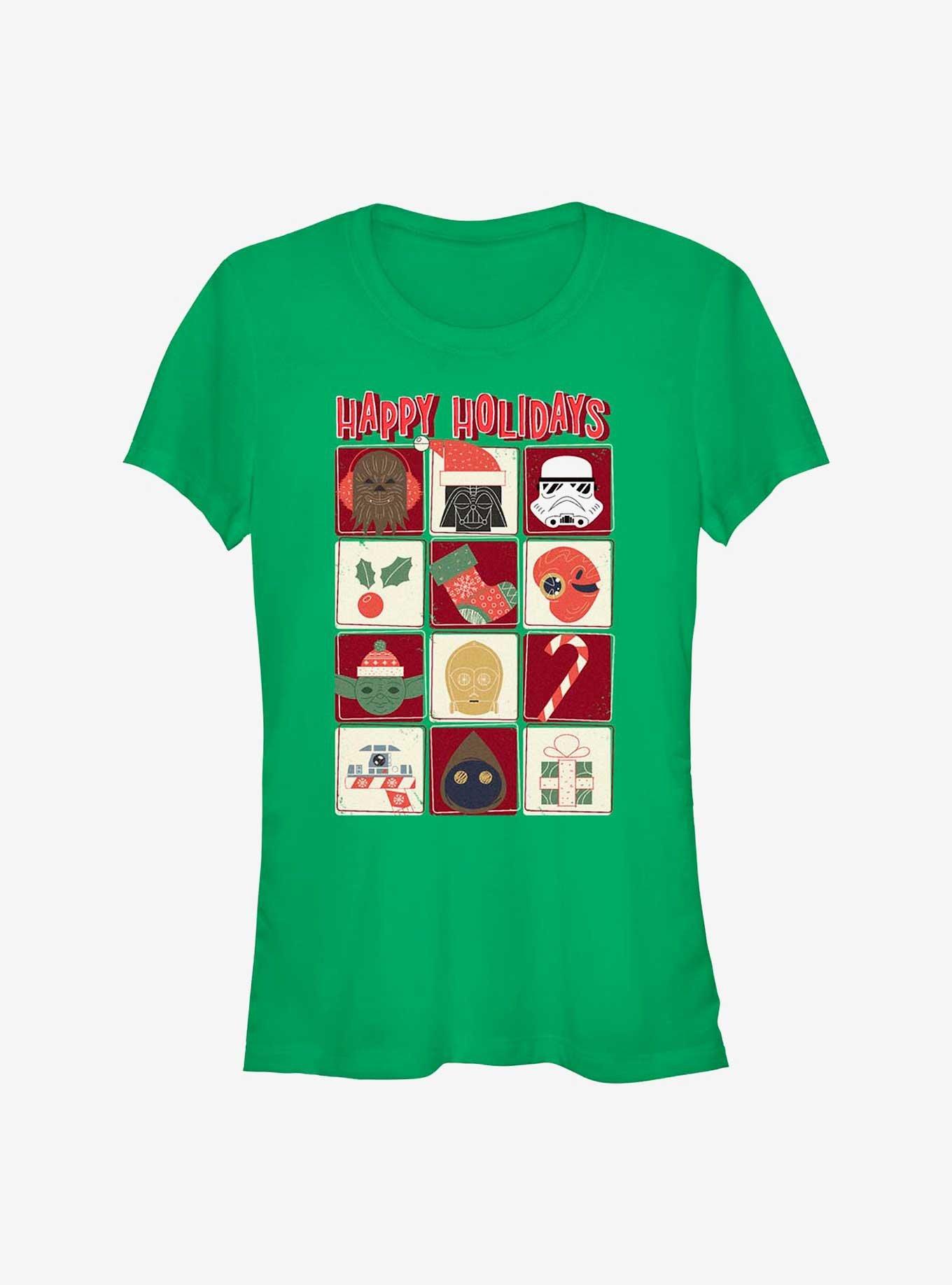 Star Wars Holiday Icons Girls T-Shirt, KELLY, hi-res
