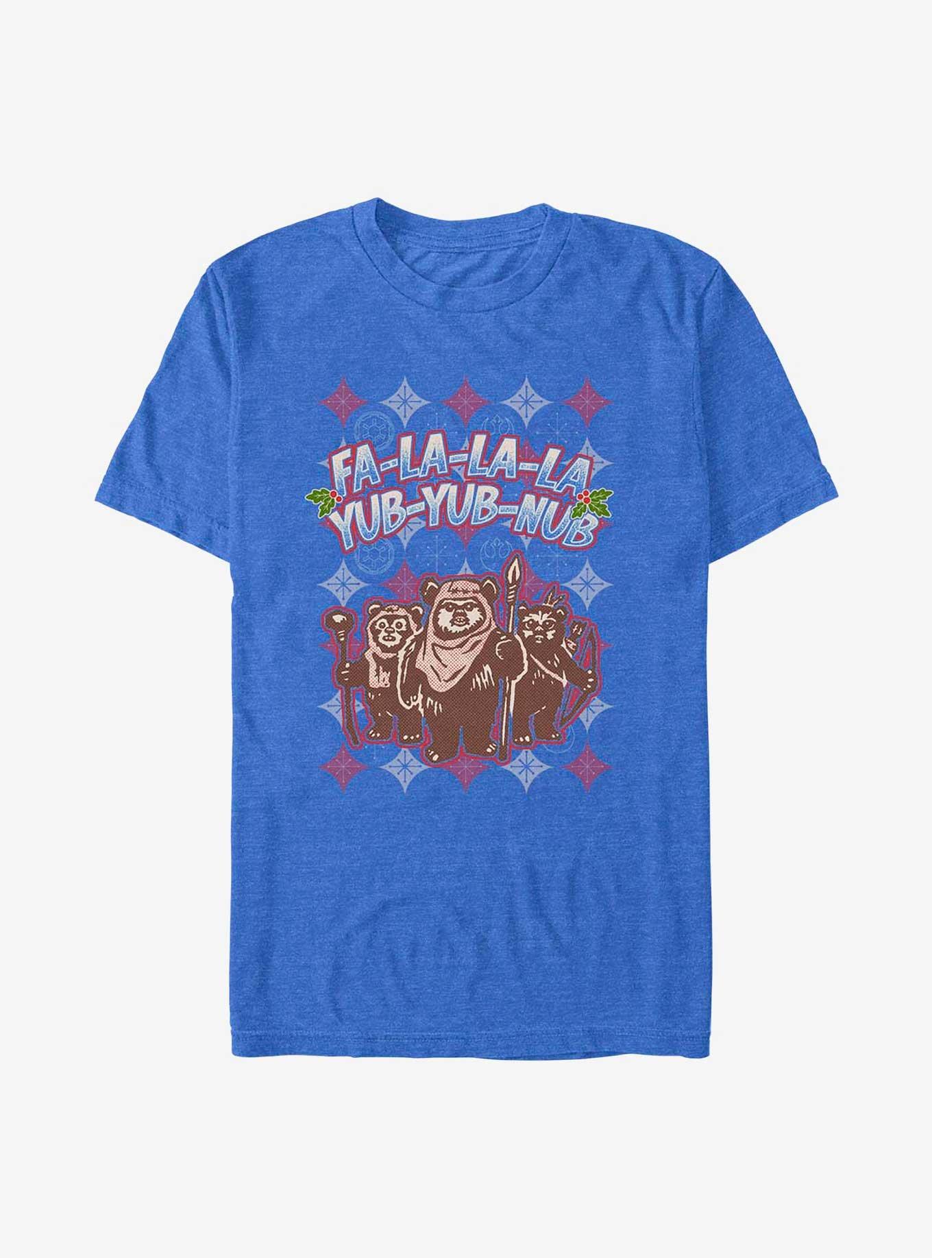 Star Wars Ewok Holiday Festivities T-Shirt, ROY HTR, hi-res