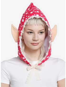 Mushroom Fairy Elf Hood, , hi-res
