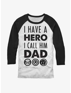 Marvel Avengers Hero Dad Raglan T-Shirt, , hi-res