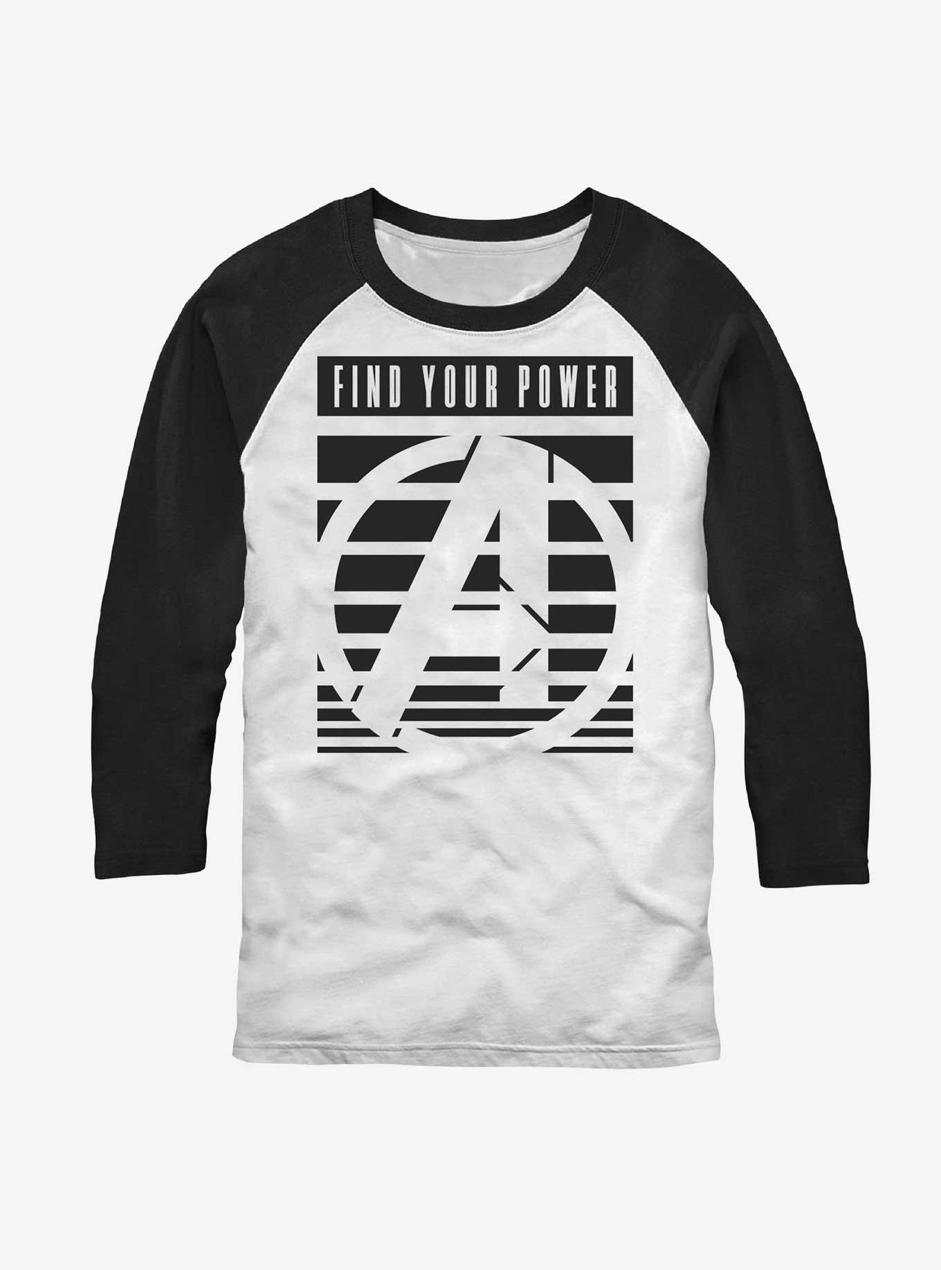 Marvel Avengers Power Logo Raglan T-Shirt, , hi-res