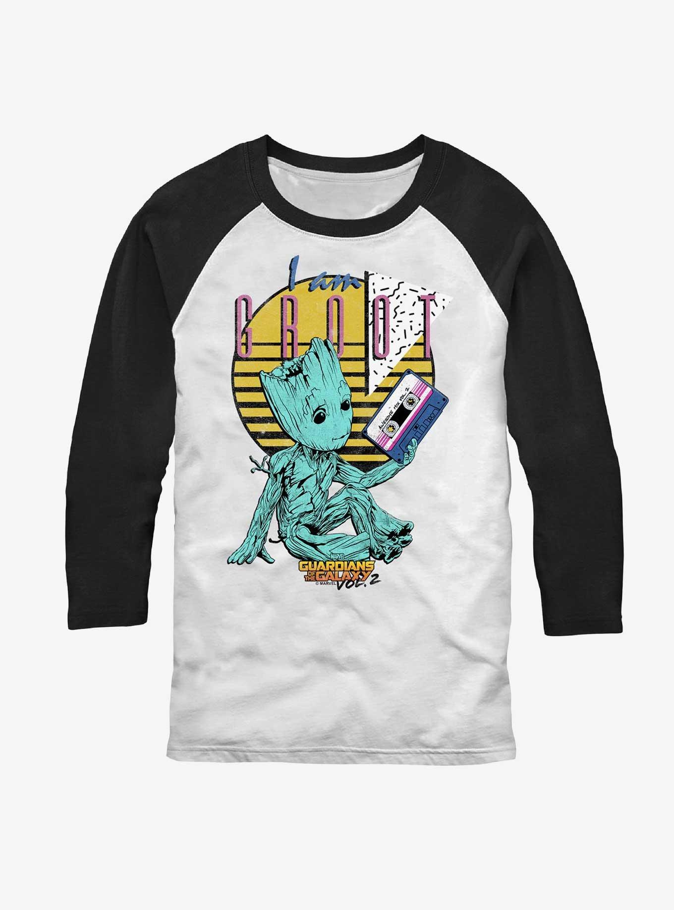 Marvel Guardians of the Galaxy 90's Groots Raglan T-Shirt, , hi-res