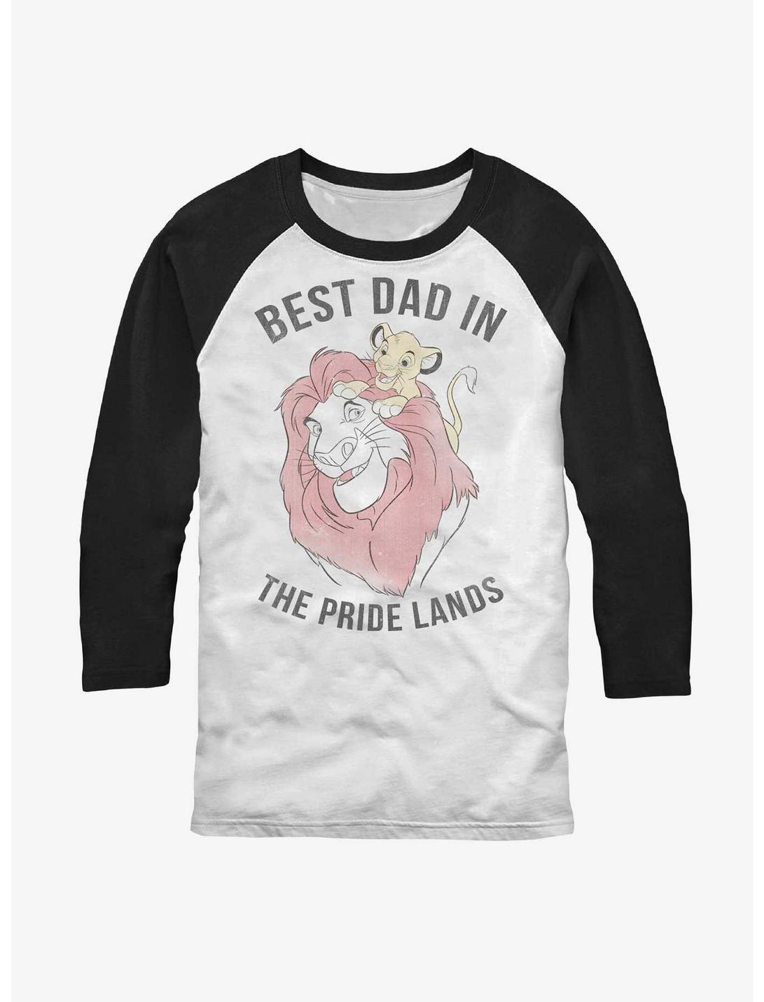 Disney The Lion King Pride Lands Dad Raglan T-Shirt, WHTBLK, hi-res