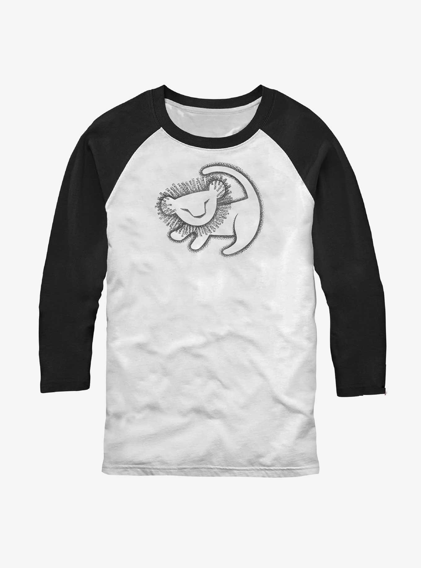 Disney The Lion King Simba Painting Raglan T-Shirt, , hi-res