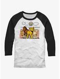 Disney The Lion King Live Action Hakuna Group Raglan T-Shirt, WHTBLK, hi-res