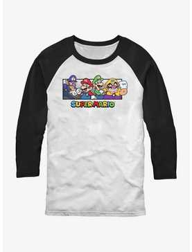 Nintendo Mario All The Bros Raglan T-Shirt, , hi-res