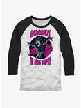 Marvel Morbius The Living Vampire Raglan T-Shirt, WHTBLK, hi-res