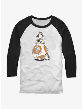Star Wars: The Last Jedi Tiny Porgs and BB-8 Raglan T-Shirt, , hi-res