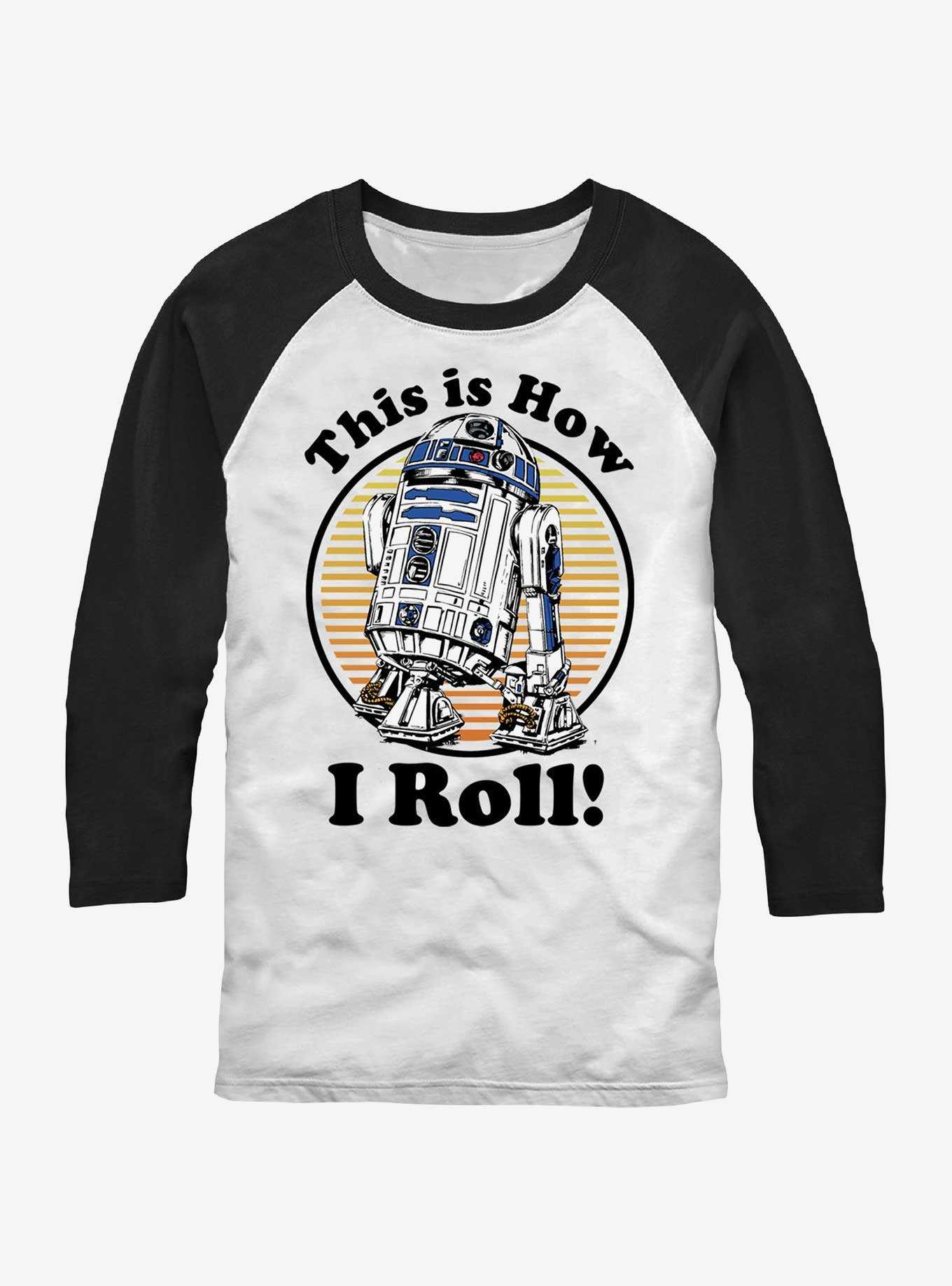 Star Wars R2-D2 How I Roll Raglan T-Shirt, , hi-res