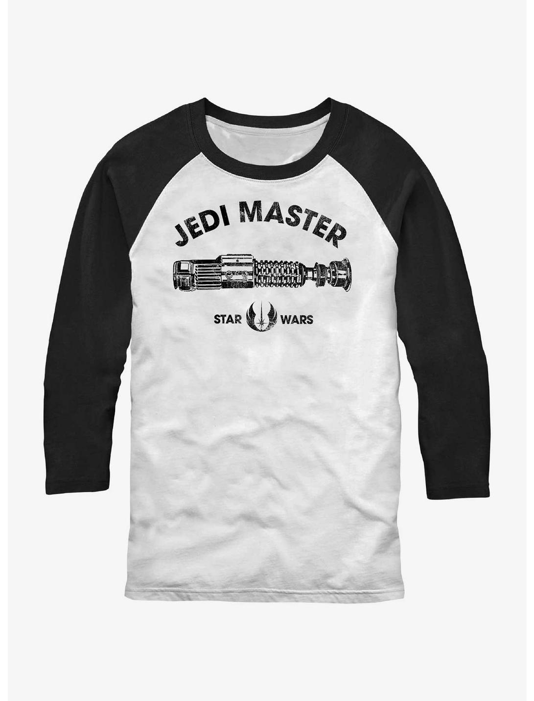 Star Wars Jedi Master Raglan T-Shirt, WHTBLK, hi-res