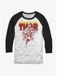 Marvel Thor Retro Thor Raglan T-Shirt, WHTBLK, hi-res