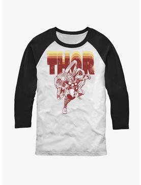 Plus Size Marvel Thor Retro Thor Raglan T-Shirt, , hi-res