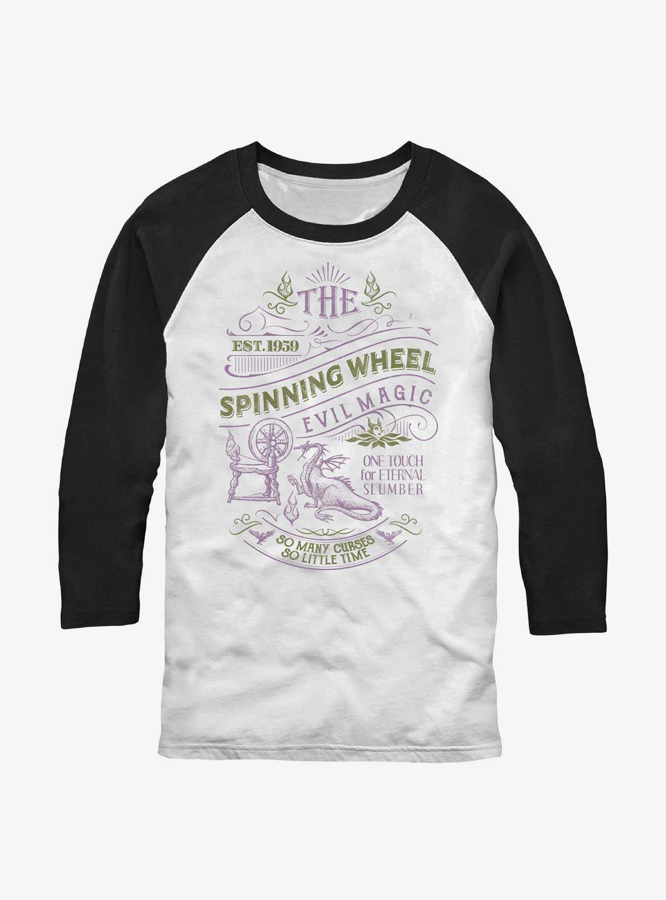 Disney Villains Spinning Wheel Raglan T-Shirt, , hi-res