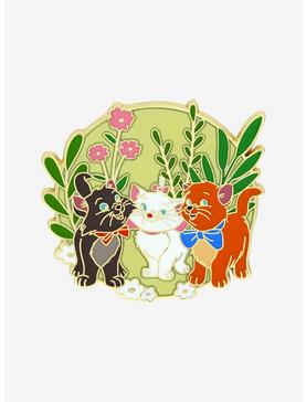 Disney The Aristocats Kittens Floral Enamel Pin - BoxLunch Exclusive, , hi-res