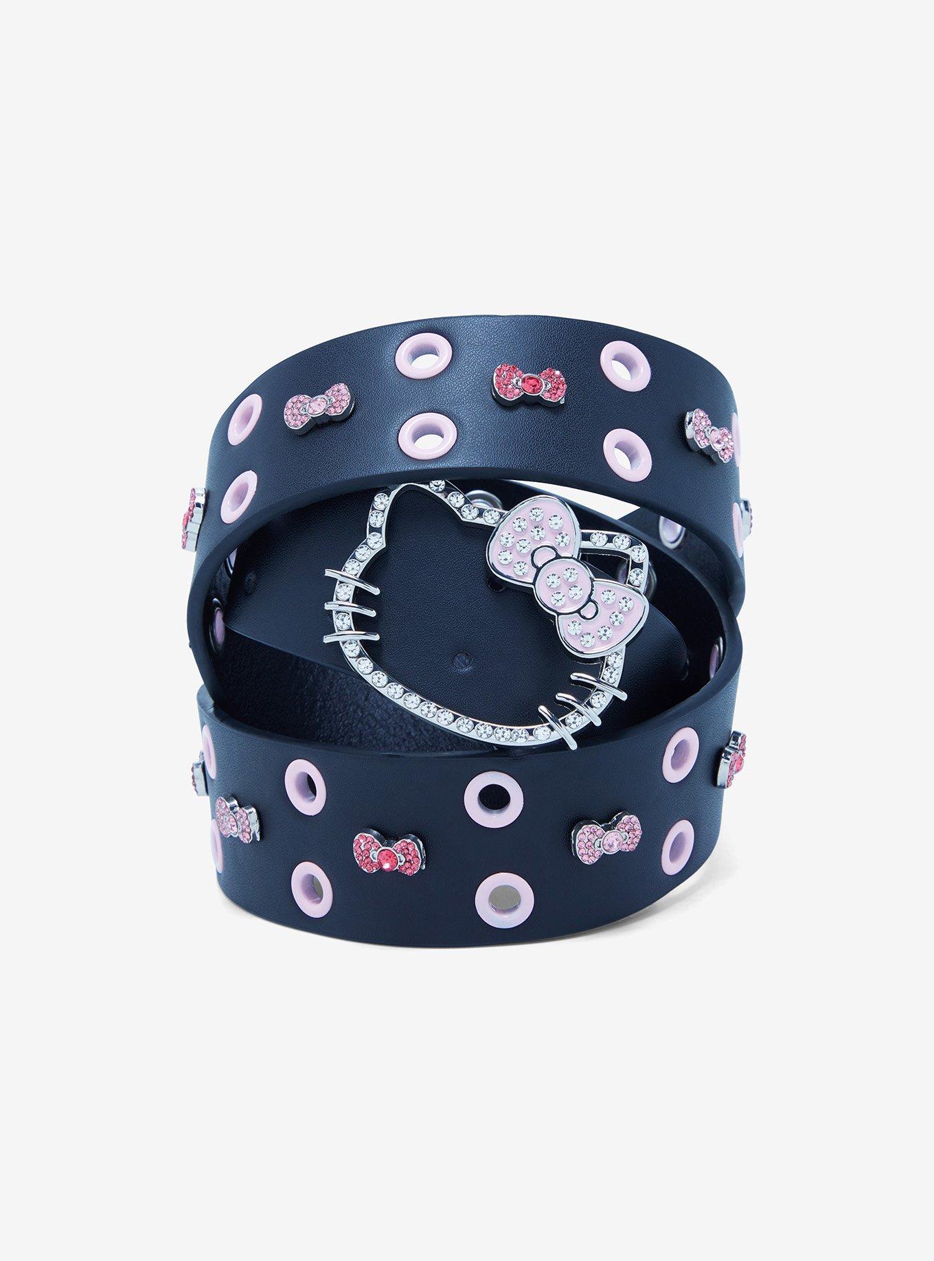 Hello Kitty Bow Bling Belt, , hi-res