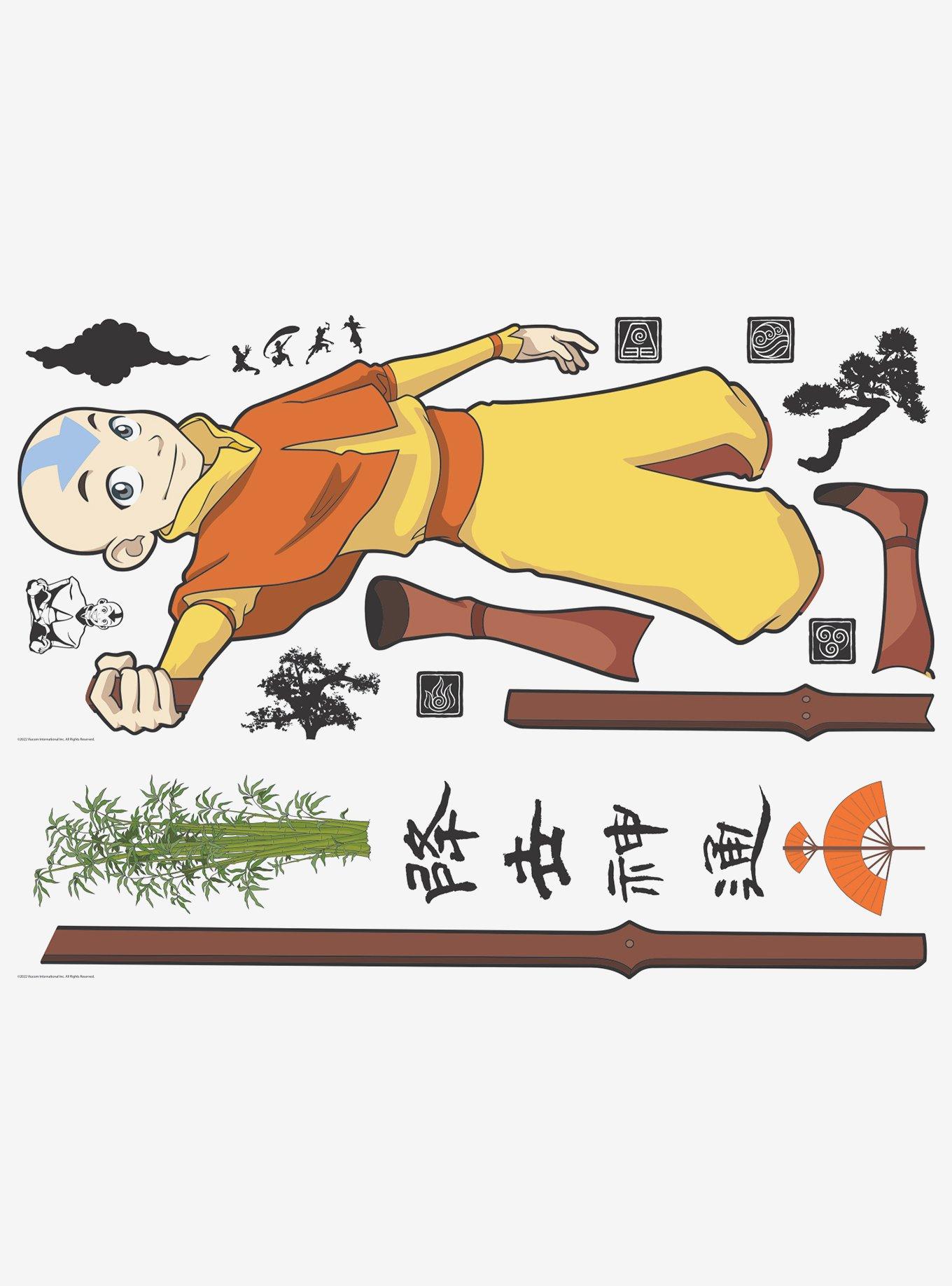 Avatar: The Last Airbender Aang Giant Peel & Stick Wall Decals, , hi-res