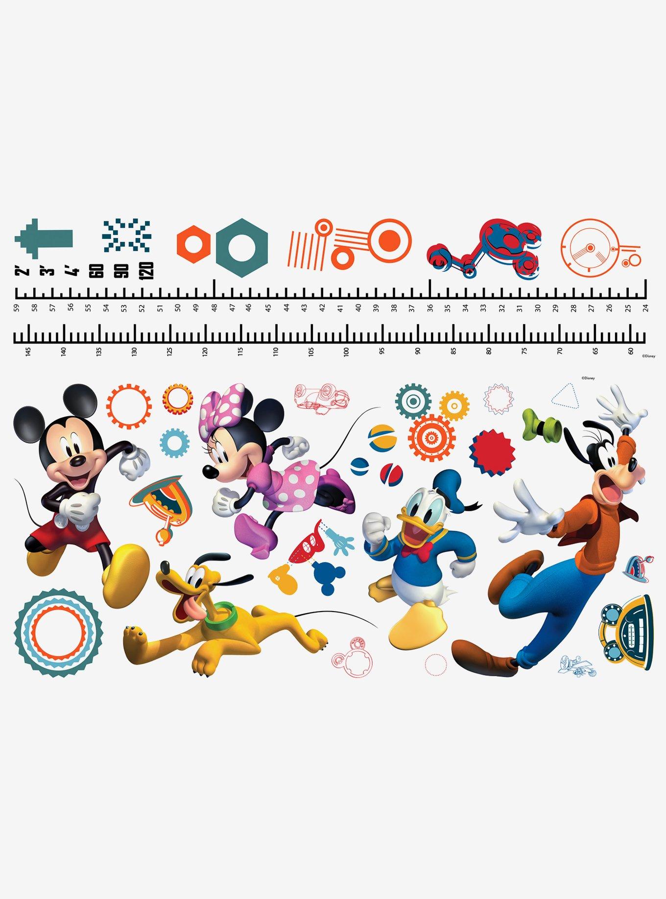 Disney Mickey Mouse And Friends Growth Chart Peel And Stick Wall Decals