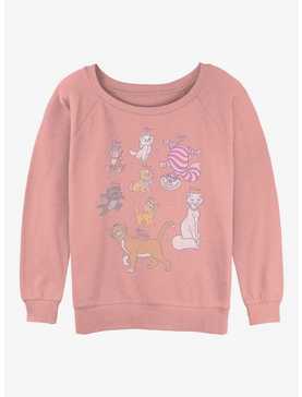 Disney Channel Disney Kitties Girls Slouchy Sweatshirt, , hi-res