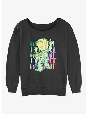 Marvel Guardians of the Galaxy Groot Stack Girls Slouchy Sweatshirt, , hi-res