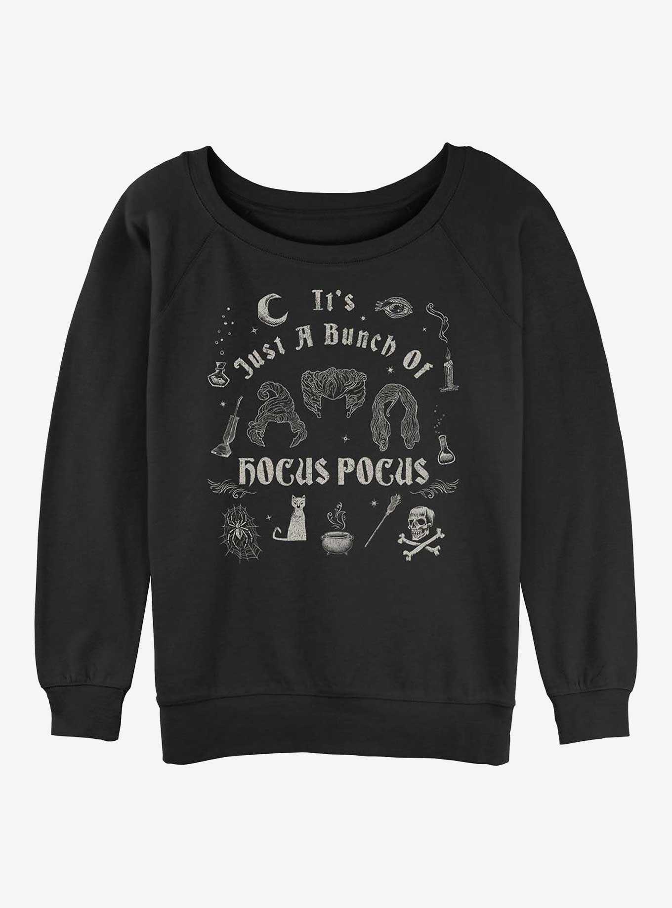 Disney Hocus Pocus A Bunch of Hocus Pocus Girls Slouchy Sweatshirt, , hi-res