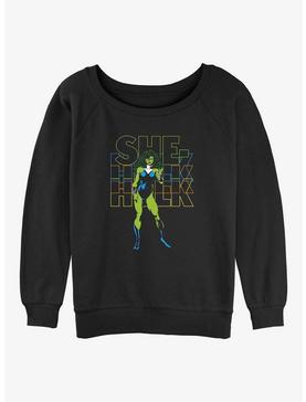 Marvel Hulk She-Hulk Girls Slouchy Sweatshirt, , hi-res