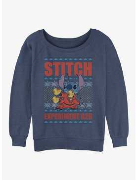 Disney Lilo & Stitch Experiment 626 Ugly Christmas Girls Slouchy Sweatshirt, , hi-res