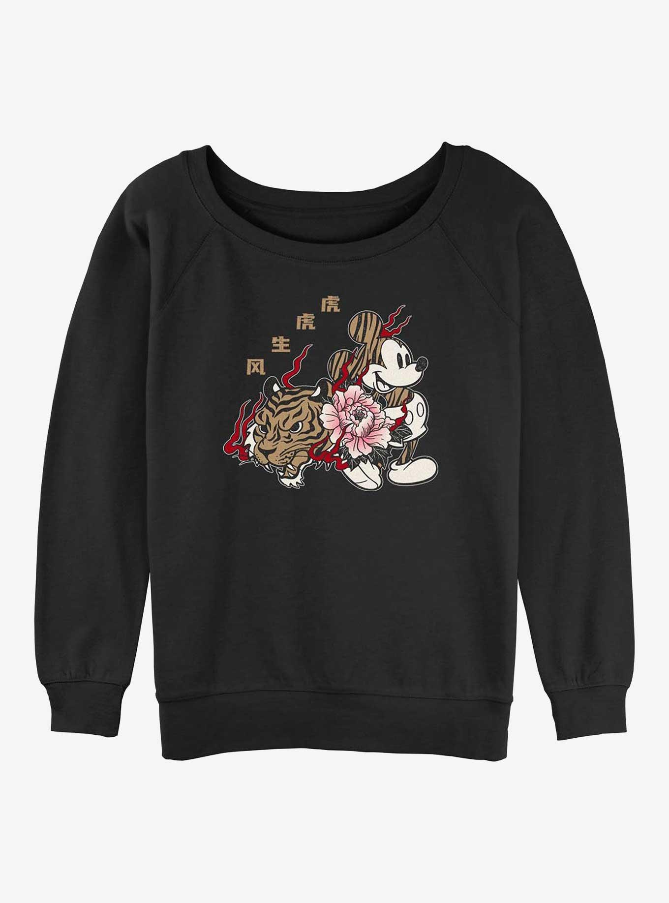Disney Mickey Mouse New Year Mickey Girls Slouchy Sweatshirt, , hi-res
