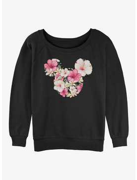 Disney Mickey Mouse Tropical Mouse Girls Slouchy Sweatshirt, , hi-res