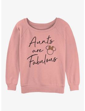 Disney Minnie Mouse Fabulous Aunt Girls Slouchy Sweatshirt, , hi-res
