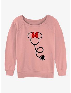 Disney Minnie Mouse Minnie Stethoscope Girls Slouchy Sweatshirt, , hi-res