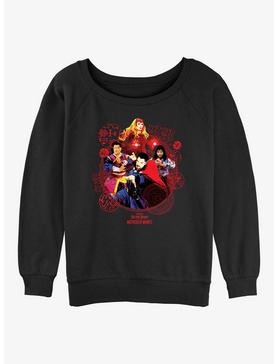 Marvel Doctor Strange in the Multiverse of Madness Badge of Heroes Girls Slouchy Sweatshirt, , hi-res