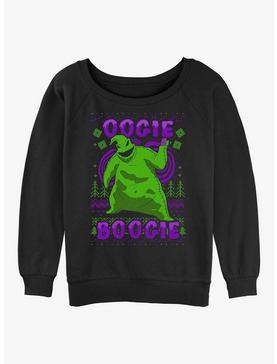 Disney The Nightmare Before Christmas Oogie Boogie Christmas Girls Slouchy Sweatshirt, , hi-res