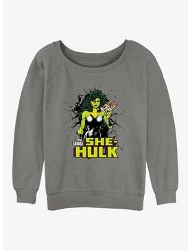Marvel She-Hulk Savage Reader Girls Slouchy Sweatshirt, , hi-res