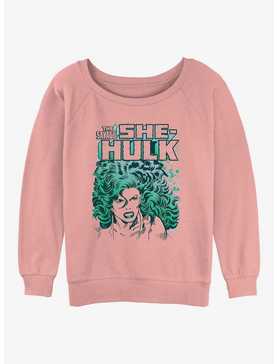 Marvel She-Hulk The Savage Girls Slouchy Sweatshirt, , hi-res