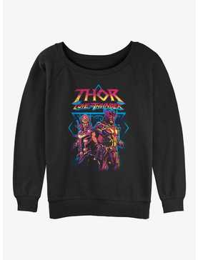 Marvel Thor: Love and Thunder Mightiest Thor Girls Slouchy Sweatshirt, , hi-res