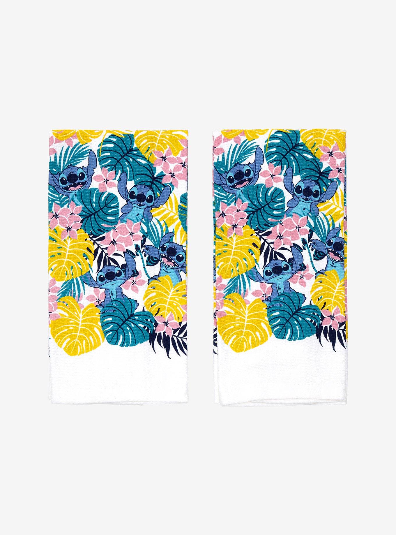 Disney Lilo & Stitch Floral Kitchen Towel Set, , hi-res