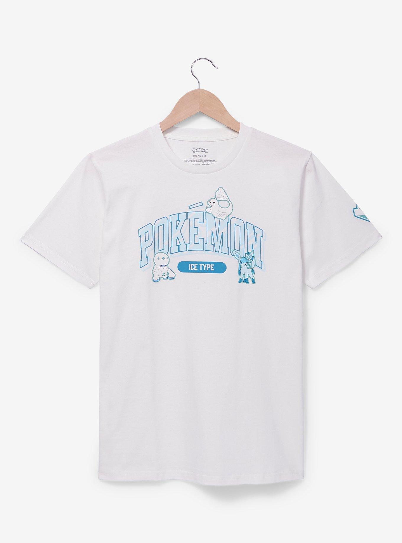 Pok&eacute;mon Ice Type Women's T-Shirt - BoxLunch Exclusive, OFF WHITE, hi-res