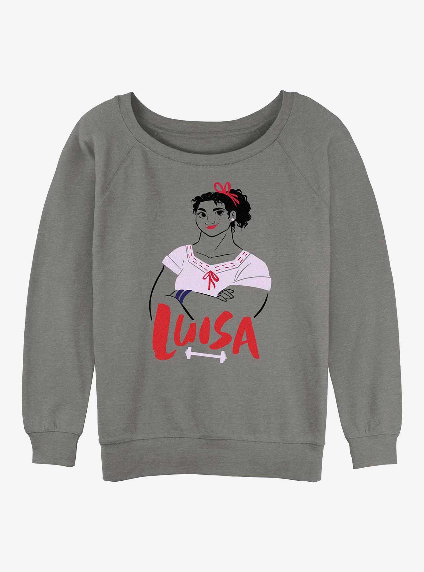 Disney Encanto Luisa Girls Slouchy Sweatshirt, , hi-res