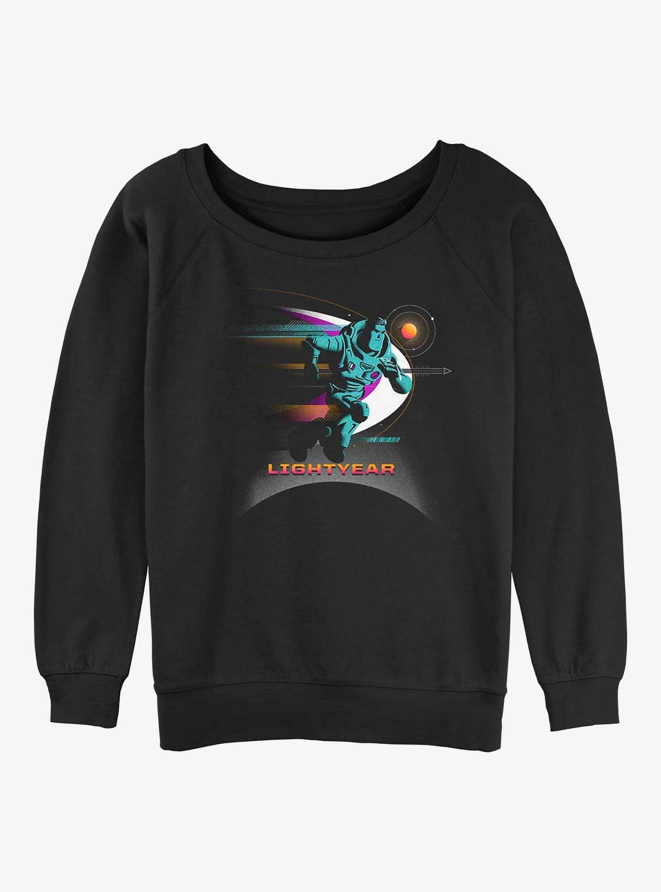 Disney Pixar Lightyear Buzz Run Girls Slouchy Sweatshirt, , hi-res